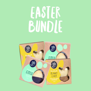 EASTER BUNDLE CTN
2 x Bunny Ears 165g
2 x Bunny Eggs 165g