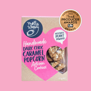 Artisan Cookies Plant Based Vegan Dark Choc Caramel Popcorn 175g UNIT