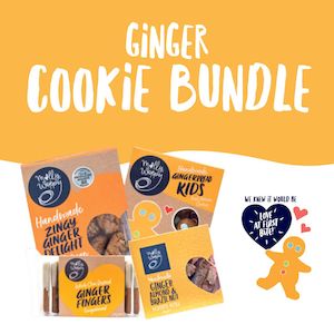 GINGER LOVERS BUNDLE CTN
1 x Zingy Ginger
1 x G/B Kids
1 x White Choc-dipped …