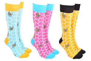 Gift: Sock Society - Honeycomb Bee