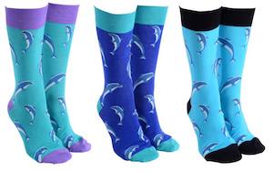 Sock Society Dolphins