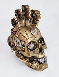 Steampunk Guitar Skull