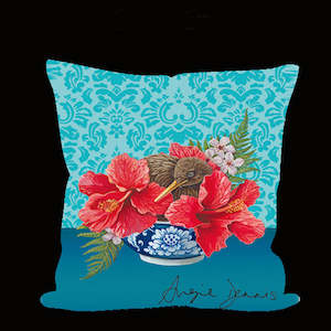 NZ Artwork Cushion Cover Kiwi