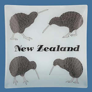 Gift: Glass Kiwi Plate