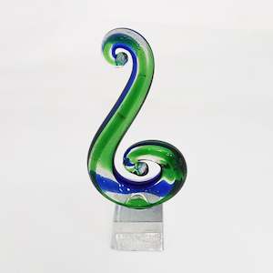 Glass Koru Ornament