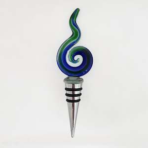 Glass Koru Hook Stopper