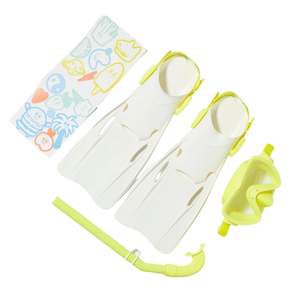 Kids Medium Snorkel Set | The Sea Kids Yellow