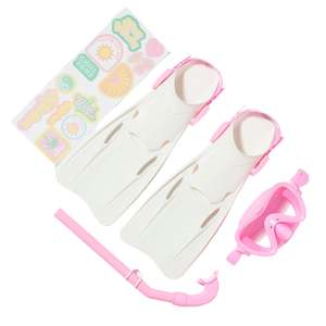 Kids Medium Snorkel Set | Summer Sherbet Pink