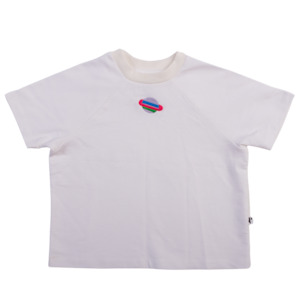 Raglan Box Tee | White