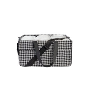 Bunnie Caddie Nappy Organiser | Houndstooth Black