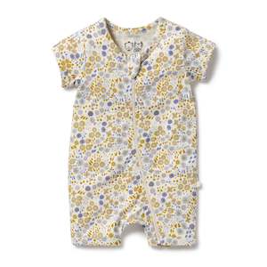 Organic Boyleg Zipsuit | Little Meadow