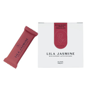 Lila Jasmine Lactation Bars | Berry + White Chocolate