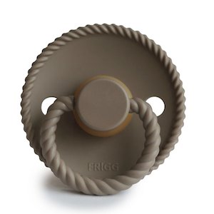 FRIGG Rope Natural Rubber Pacifier | Portobello