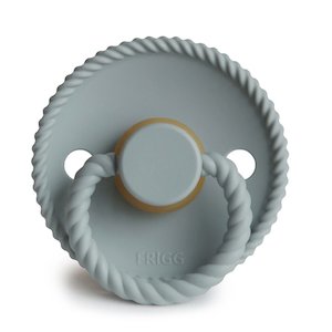 FRIGG Rope Natural Rubber Pacifier | French Grey