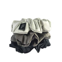 Midi Silk Scrunchies - Shadow 3 Pack