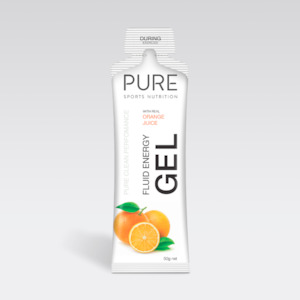 Pure Fluid Energy Gel 50g - Orange (18 Gels)