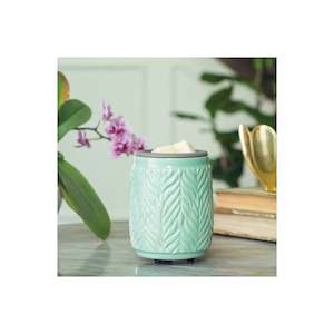 Flip Dish Wax Fragrance Warmer Mint Leaf