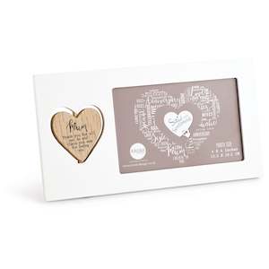 MUM HEART PHOTO FRAME (LANDSCAPE)