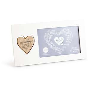 FRIENDSHIP HEART PHOTO FRAME (LANDSCAPE)