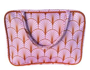 TOILET BAG WOMENS - FAN - VANITY WITH HANDLES