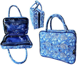 TOILET BAG WOMENS - PEONY - VANITY WITH HANDLES