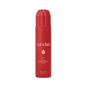 Chutneys or relishes: SUNDAE - BERRY AHA WHIPPED EXFOLIATING SHOWER FOAM