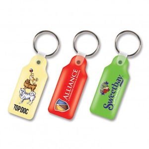 Business service: Flexi Resin Key Ring – Rectangle