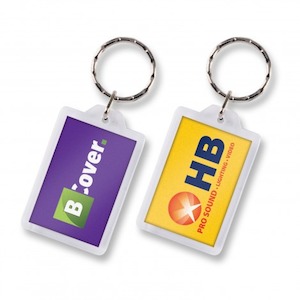 Lens Key Ring – Rectangle