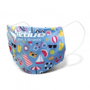 Reusable Face Mask Full Colour – Small