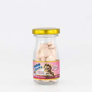 48pcs glass bottle: Strawberry Milk Bites Bottle (48)