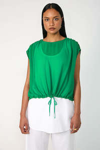 Womenswear: devise tee / intense green