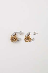 Womenswear: coil earring / silver|gold