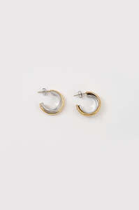 medley earring / silver|gold