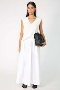 cohesive skirt / white