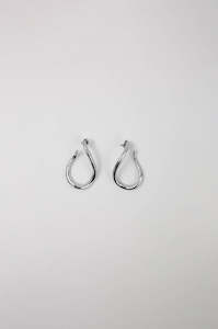 wave earring / silver