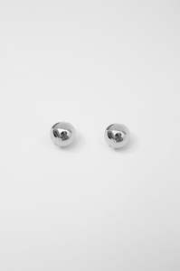 sphere earrings / silver