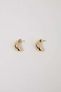 mini orb earring / gold