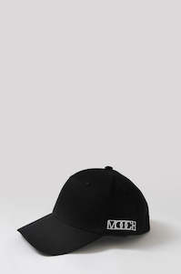 monogram cap / black|white