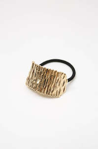 ripple hair cuff / gold