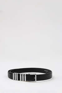 fixed belt / black|silver