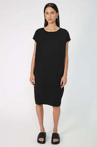 Womenswear: globe dress / black