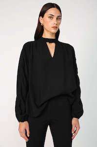 Womenswear: assemble top / black