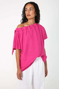 avid tee / fuchsia pink