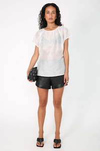 Womenswear: verve tee / white