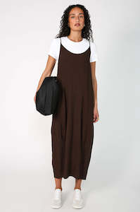 ember dress / chocolate brown