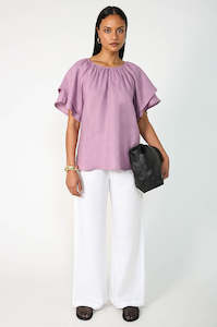 Womenswear: vale tee / purple orchid