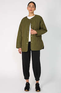 Womenswear: tread jacket / army green