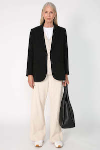 solvent blazer / black