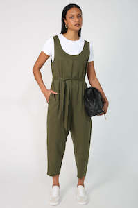 further jumpsuit / khaki green