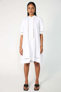 Womenswear: climb dress / white